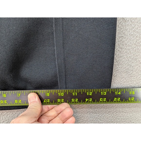 BEBE Mini Skirt Womens Size XS Bandage Bodycon Black Elastic Waist Rayon Stretch - Picture 8 of 14